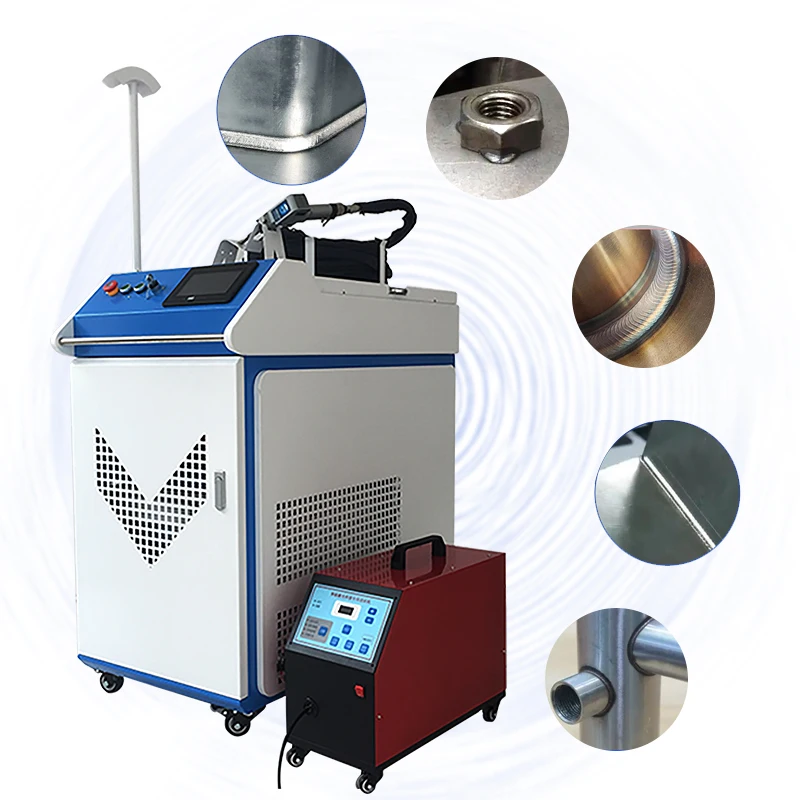 2KW 1.5KW 1KW Laser Welding Machine Handheld 3In1 Cutting Cleaning Welder For Stainless Steel Gold Silver Oxides Cutter Descale