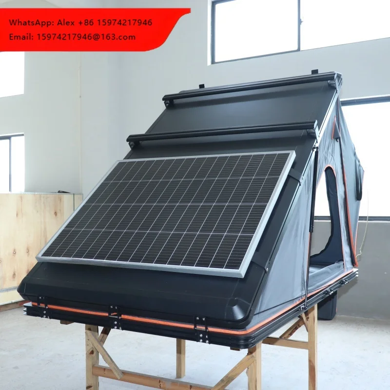 

Customizable Waterproof Aluminum Hard Shell Double Layer Roof Top Tent Offroad Portable Four Seasons Easy Install
