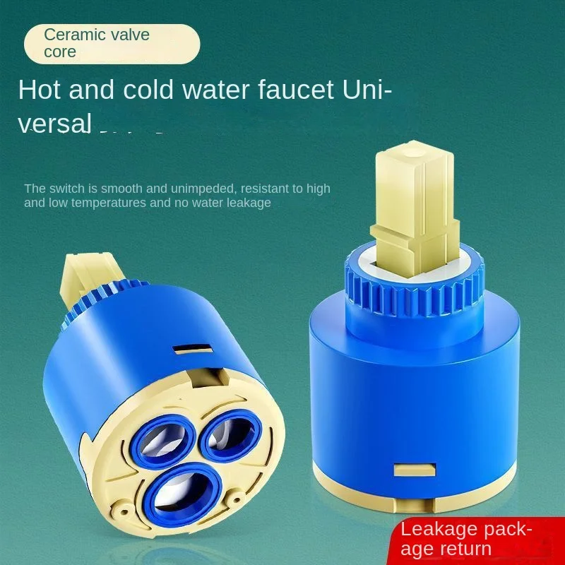 

Kitchen basin cold and hot water faucet ceramic valve spool water heater mixing valve accessories cold and hot water valve spool