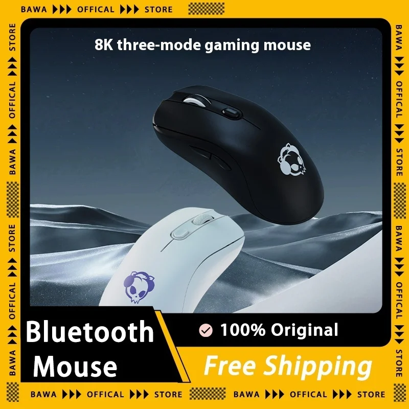 

Akko Ag One Mouse 8k Three Mode Gaming Mouse Paw3395 26000dpi Lightweight Ergonomics Long Endurance E-Sport Gaming Rechargeable