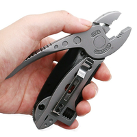 Multitool Pliers Pocket Screwdriver Set Kit Adjustable Wrench Jaw Spanner Repair Survival Hand Multi Tools Mini