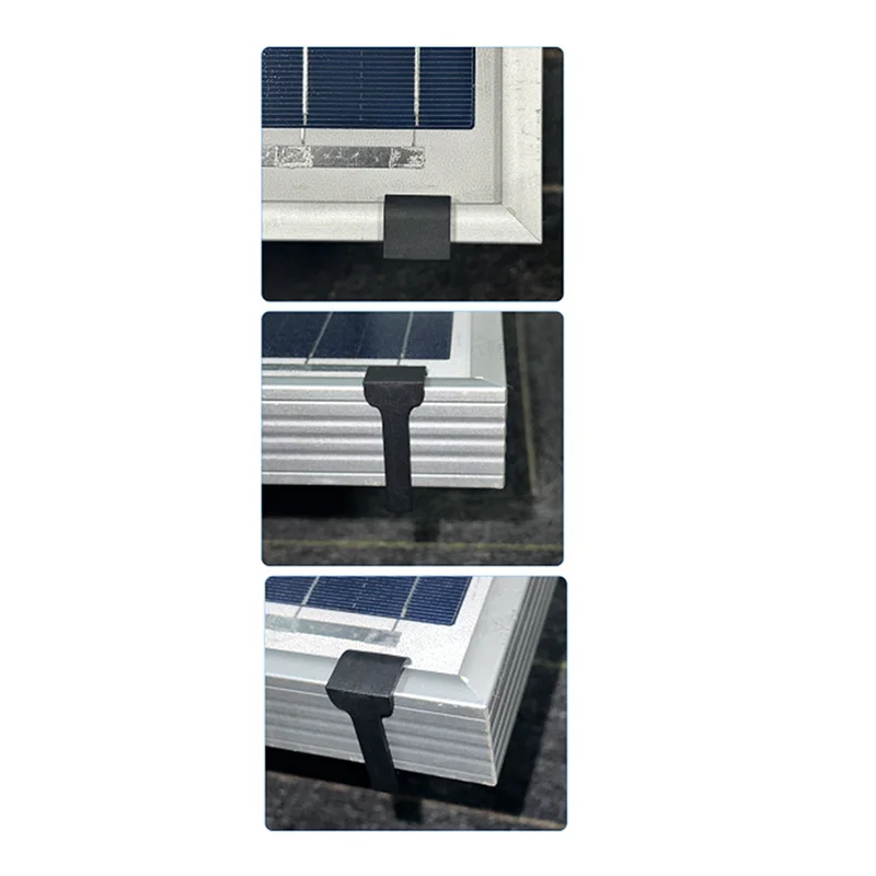 ABXF-60PCS 35Mm Solar Panel Side Water Drainage Clips,PV Modules Clips For Water Drain Photovoltaic Panel Water Drain Clips
