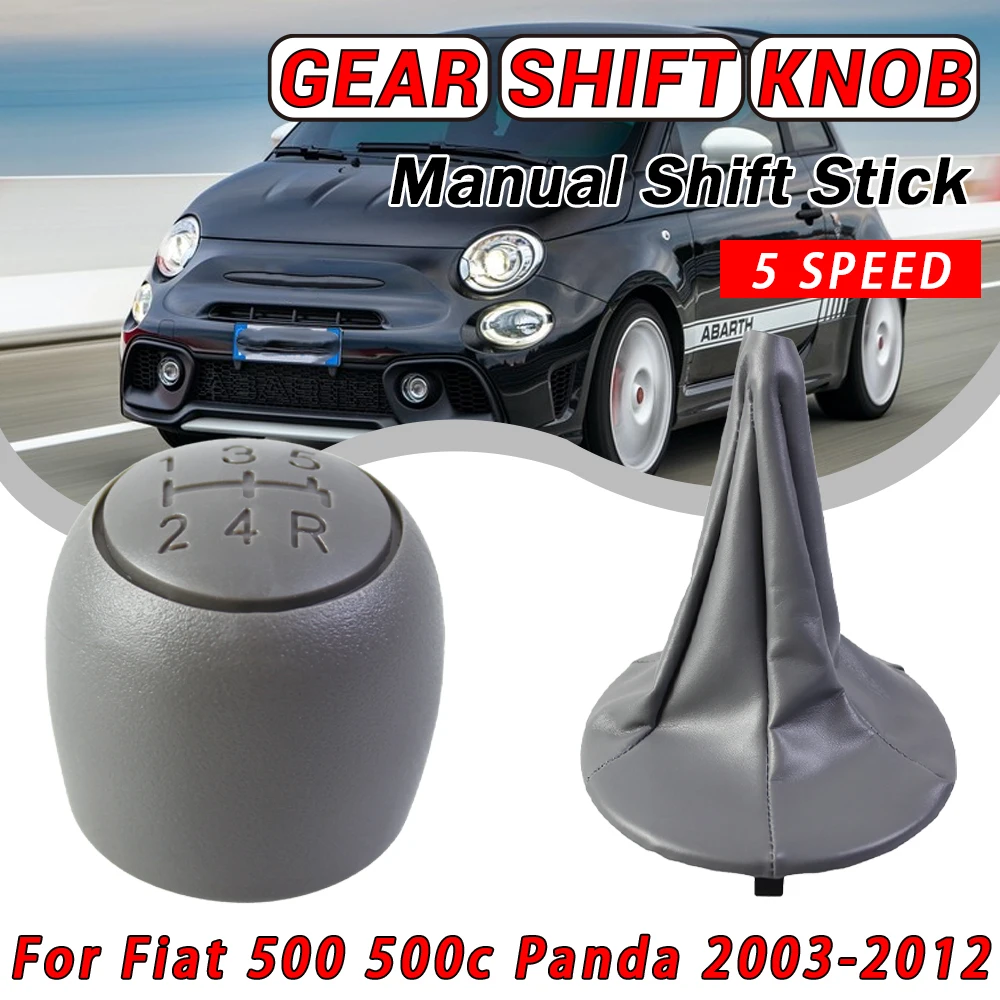 

Car Pu Leather Gear Gaiter Gaitor Shift Collar Boot Dust Cover For Fiat 500 500c Panda 2003 - 2006 2007 2008 2009 2010 2011 2012