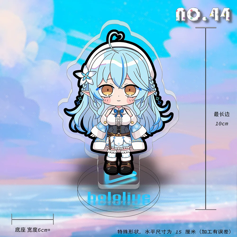 Hot Anime Hololive Figures Ninomae Ina'nis Gawr Gura La+ Darknesss Cosplay Acrylic Stand Model Fans Christmas Gifts 10cm