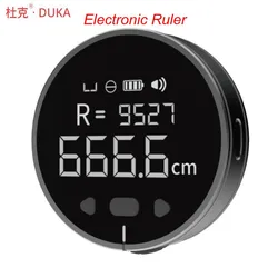 DUKA küçük Q elektronik cetvel (Atuman) bant yüksek çözünürlüklü LCD ekran uzun bekleme şarj edilebilir cetvel