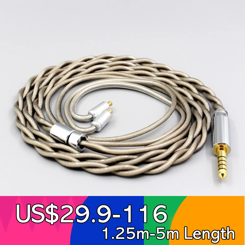 

Type6 756 core 7n Litz OCC Silver Plated Earphone Cable For Audio Technica ATH-CKR100 CKR90 CKS1100 CKR100IS CKS1100IS LN007813