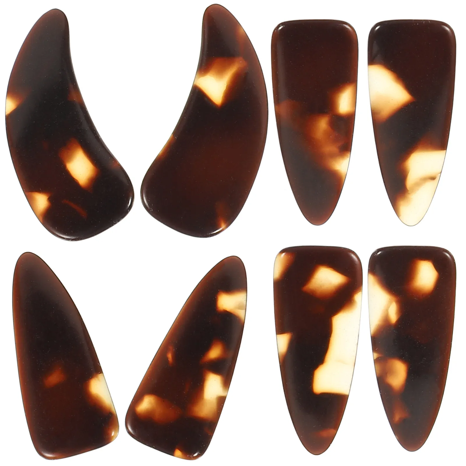 

1 set 1 Set Adult Guzheng Fake Finger Picks Sturdy Durable Wear-Resistant Clear Sound Professional Practice Tool Protective Nail