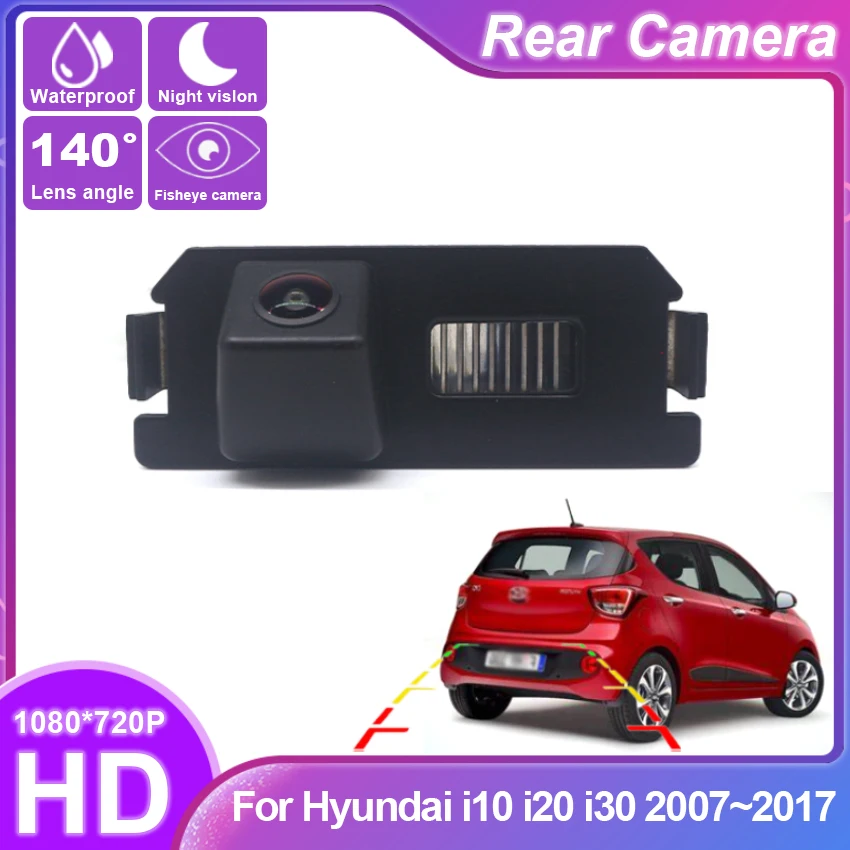 Special car Fish Eyes Night Vision Waterproof Car Reversing Back Up Camera CCD HD For Hyundai i10 i20 i30 2007~2015 2016 2017