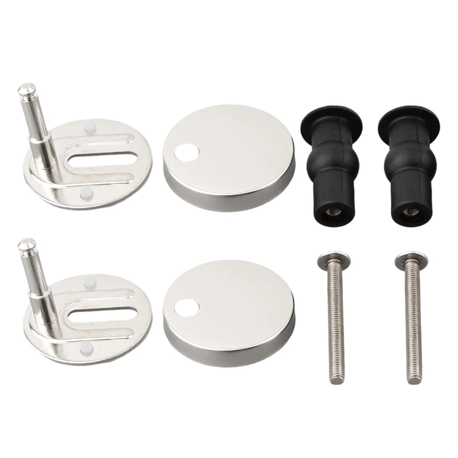 

Комплект петель для крышки унитаза, аксессуары для установки, простая установка, замена 47 мм/55 мм, удобный дизайн, практичный