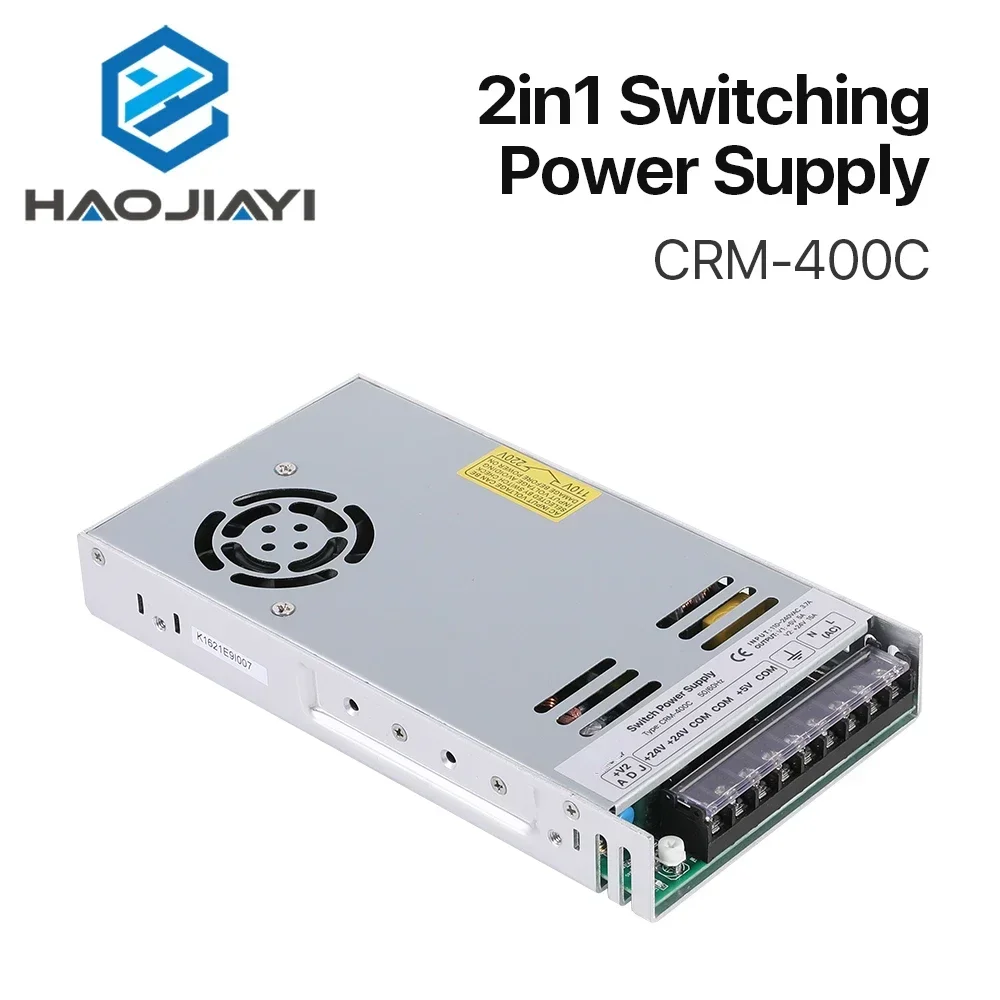 

2in1 Swithch Power Supply 5V 5A & 24V 15A 400W CRM-400C for Fiber Marking Machine Power System
