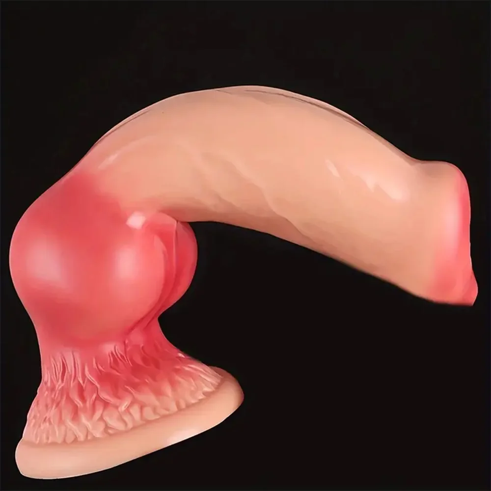 Enorme Penis Realistische Hond Dildo Dubbele Penetratie Anale Butt Plug Vagina Masturbatie Monster Cock Dick Speeltjes voor Mannen Vrouwen