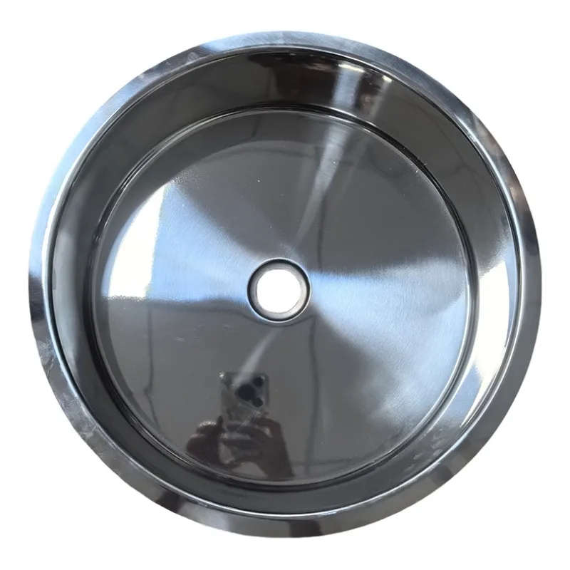 Kitchen, bathroom, kitchen supplies, single slot vegetable basin, practical dishwashing basin customization 201 single round bas