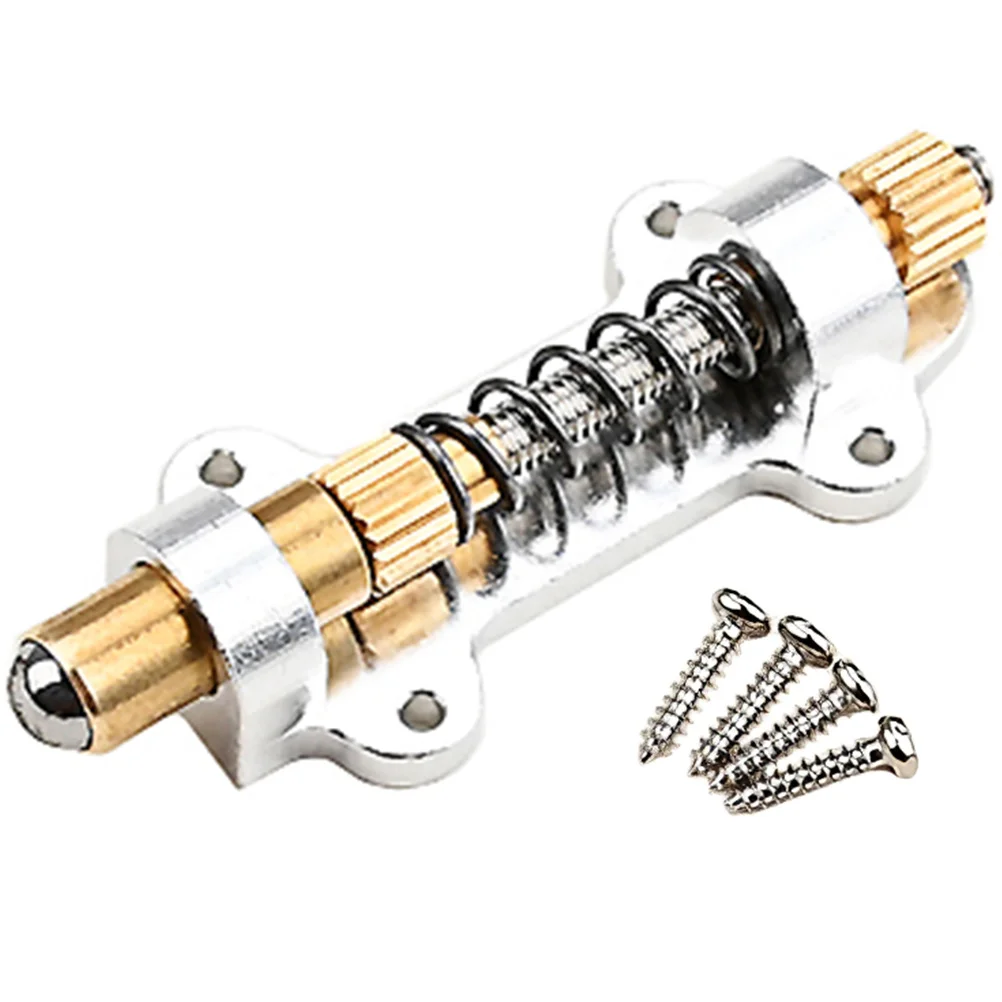 

1 set Electric Guitar Bridge Bright Gold Color Durable Metal Complete Set Accessories Replacement Parts Musical Instrument