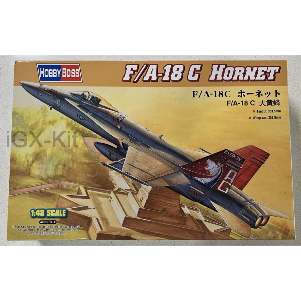 

Hobbyboss 80321 масштаб 1/48 США F18 F18C F/A-18C истребитель шершень военная игрушка пластиковая сборная модель комплект