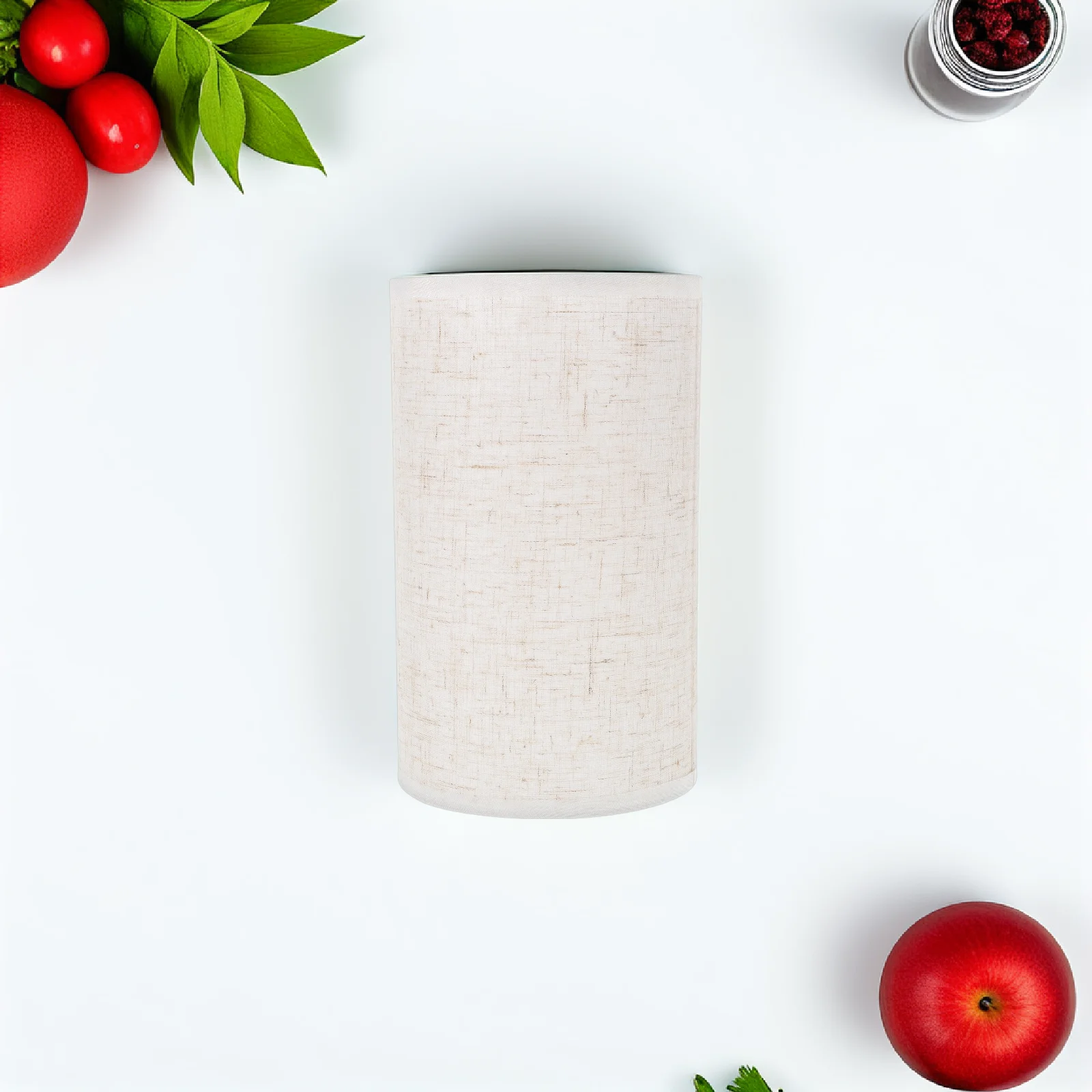 

Cloth Lampshade Beige Drum Lamp Shade For Table Floor Wall Light E27 Socket Replacement Fabric Cover Retro Style Indoor