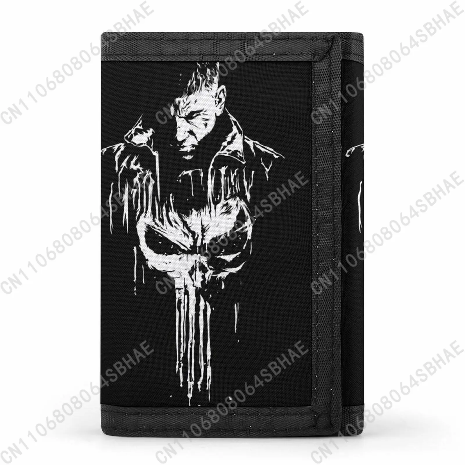 

Marvel The Punisher Tri Fold Wallet Teenage Girls Boys Slim 3 Fold Card Personalized Pattern Purse School Daily Use Cosplay