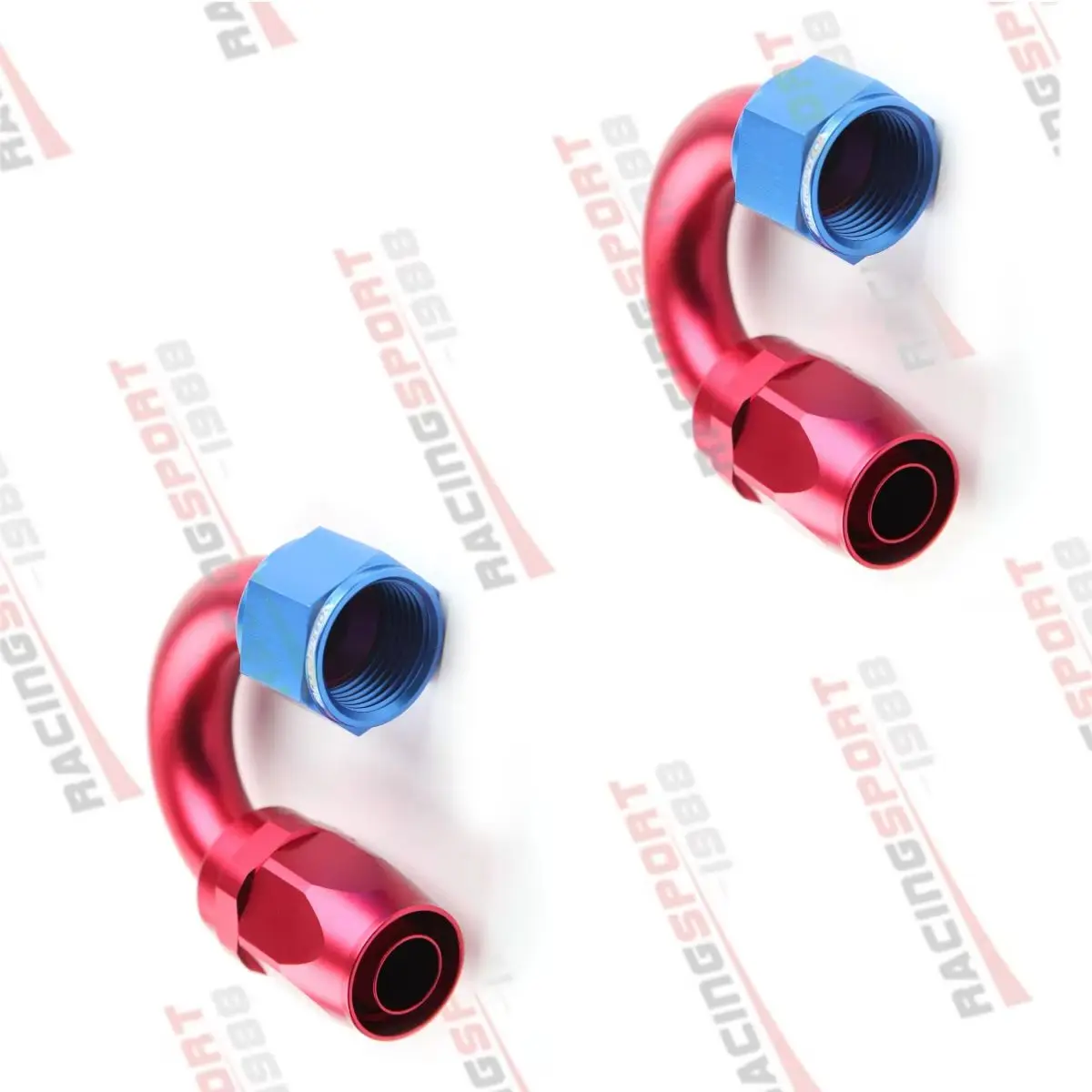 

2 шт. AN16 16AN AN20 20AN, прямой 0 45 90 180 градусов, автомобильный масляный топливный шланг, поворотный фитинг, комплект адаптеров для масляного шланга, красный и синий