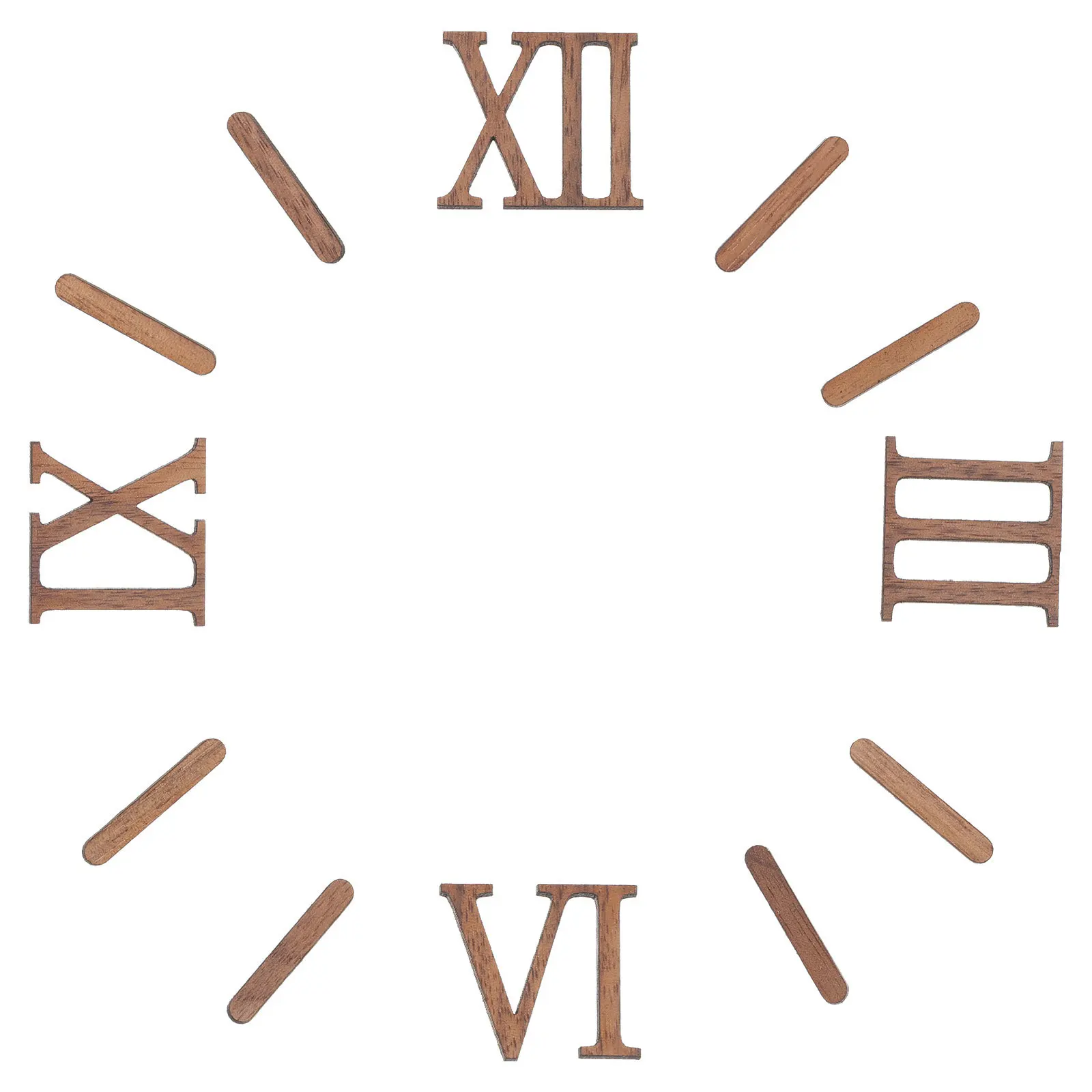1 set di parti di ricambio per kit orologio con numeri romani durevoli per parti di ricambio per lancette decorative per orologio da parete fai-da-te