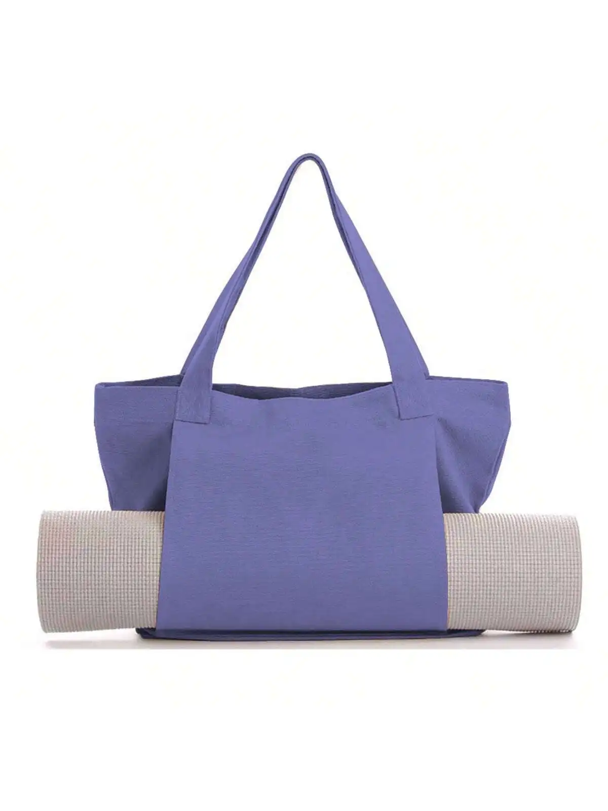 Yoga-Tasche, Sporttasche für Damen, Yogamatten-Tragetasche, Canvas-Tasche für Pilates, Schultertasche für Reisen, Büro, Strand und Training. – Detail 4