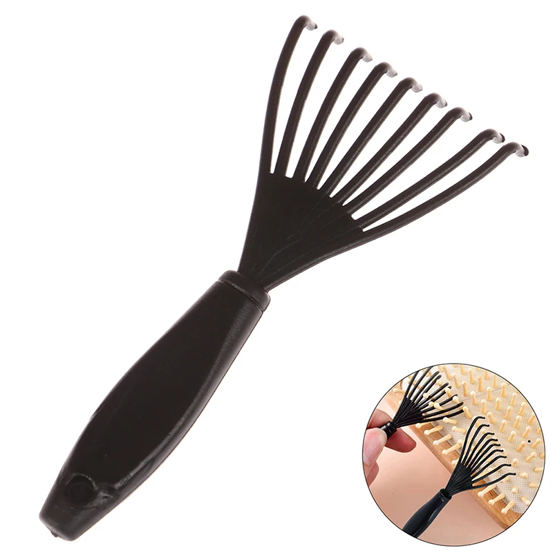 1PC Hair Comb & Brush Cleaning Remover Embedded Handle Tool Comb Hair Brush Cleaner Comb Accessories