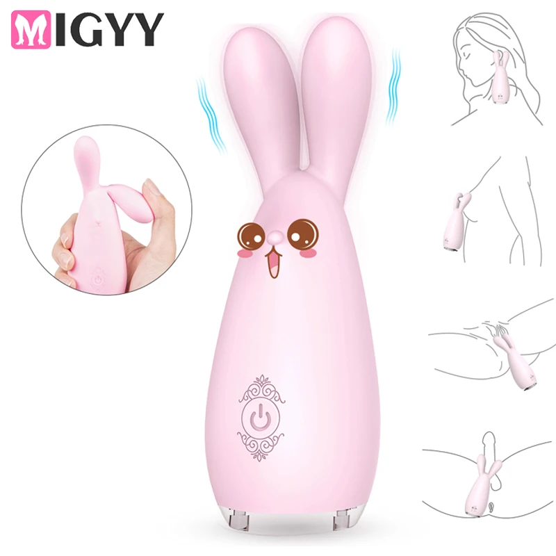 Rabbit Clitoral Stimulator Vibrators For Women Vagina Clit Massager For Nipple Blowjob Female Masturbation Sex Toys For Adult