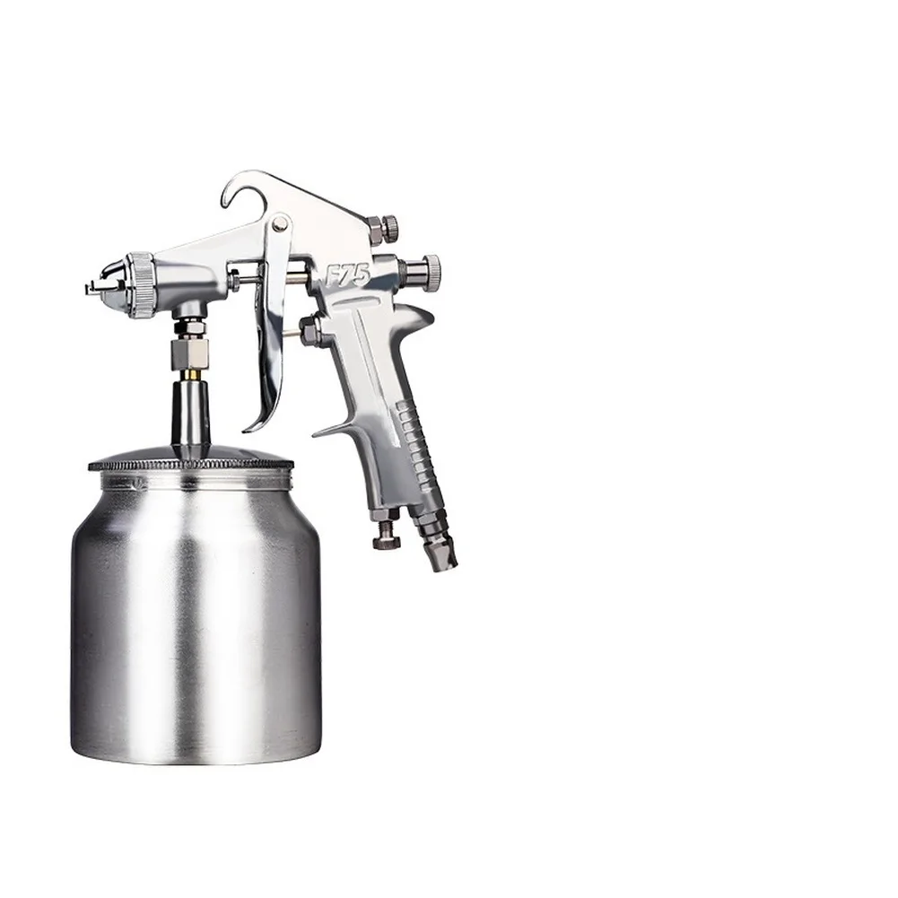 High Atomization F75 Spray Tool Compatible with For Automotive Refinishing and Home Maintenance 750ml Tank Size