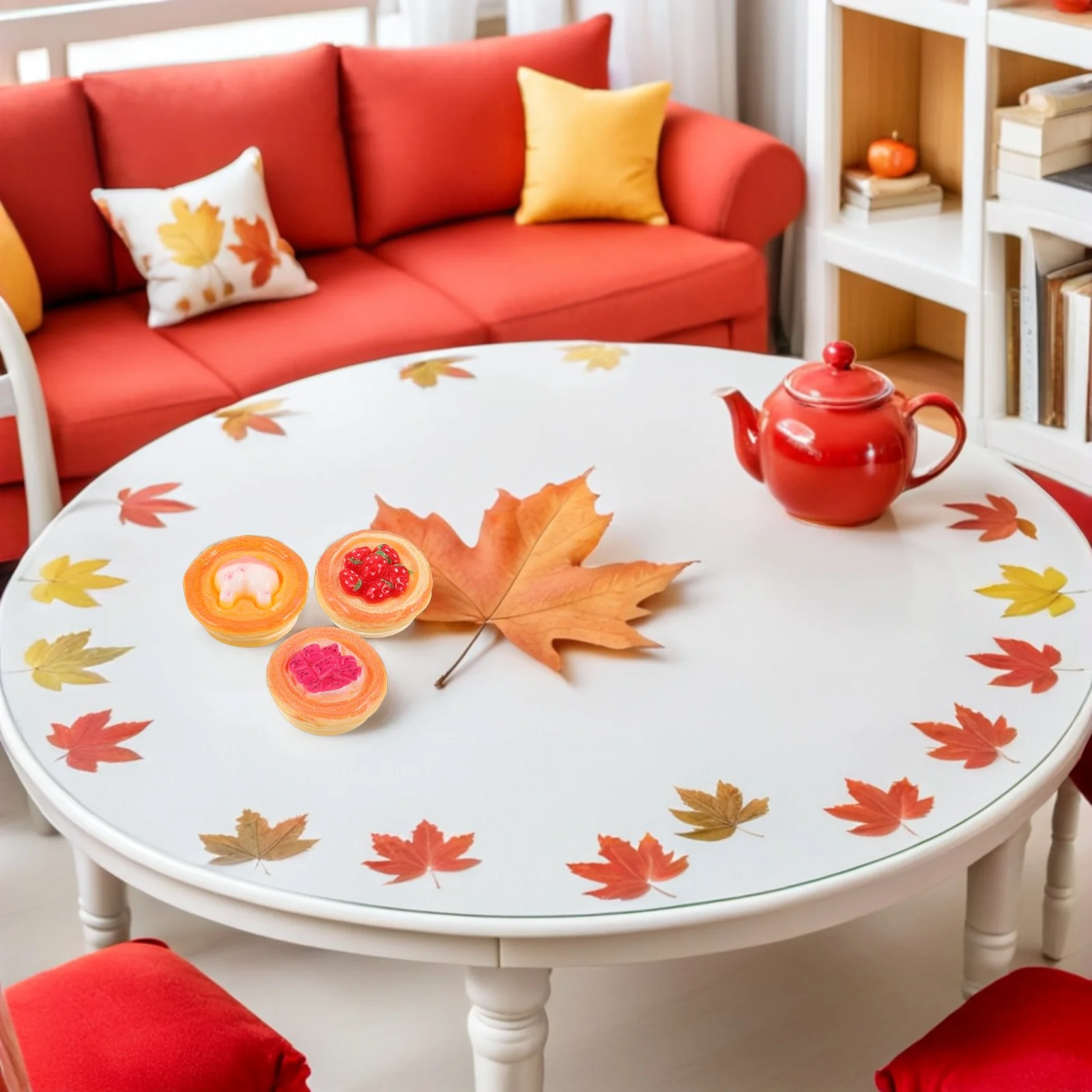 10 قطعة دمية المنمنمات الغذاء فطائر البيض الصغيرة واقعية التظاهر اللعب زينة اكسسوارات المطبخ DIY بها بنفسك المشهد الصغير الغذاء #5