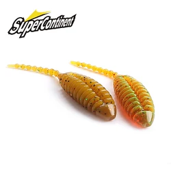 Supercontinent CHORO Small soft bait tail 50mm Artificial Pesca Leurre Souple Fishing Lures