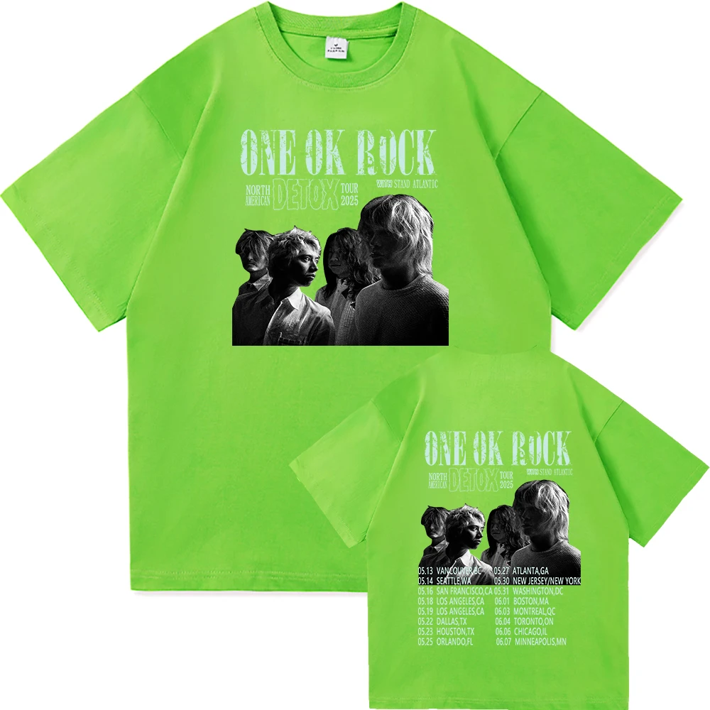 One Ok Rock DETOX Tour 2025 TShirt Fashion Men/women Clothing