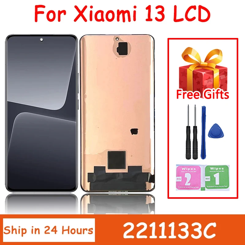 6.73“AMOLED For Xiaomi 13 Ultra 2304FPN6DC LCD Display Touch Screen Digitizer Assembly For MI 13 Ultra  2304FPN6DG Display