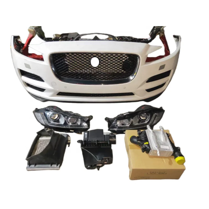 High Quality Used Original for Jaguar T-PACE Car Bumper with Radiator and Headlight Front Bumper