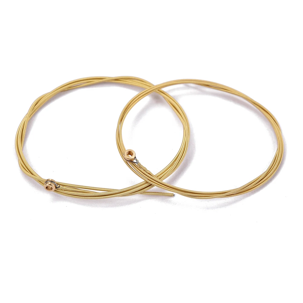 

6 PCS/ Set Assorted Sizes Steel Guitar Strings for 6 String Folk Acoustic Guitar 0.3mm 0.41mm 0.61mm 0.81mm 1.71mm 1.35mm