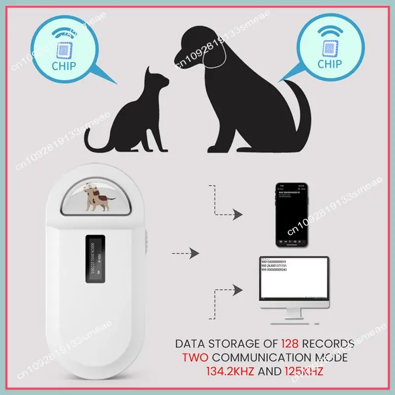 N94R 134.2Khz RFID Reader Pet Microchip Scanner Portable Animal Chip Reader For Animal ID Number Identification