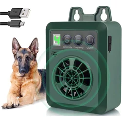 Ultrasonic Dog Repeller High Power Outdoor Dog Ultrasonic Anti Barking Device Training Stop Barking Control Device Rechargeable