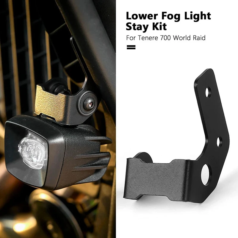 Motorcycle Lower Fog Lamp Spotlight Bracket Auxiliary Light Bar For Yamaha TENERE 700 World Raid Tenere700 WORLD RAID Parts