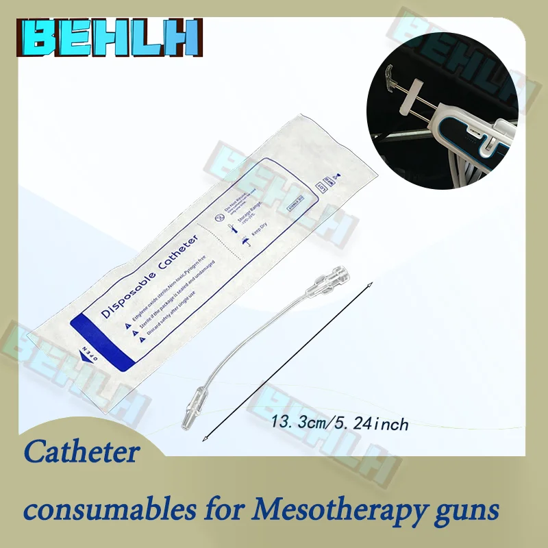 Plástico Calcador pé Adequado para Mesoterapia Arma Cateter Descartável Beleza Equipamentos Acessórios