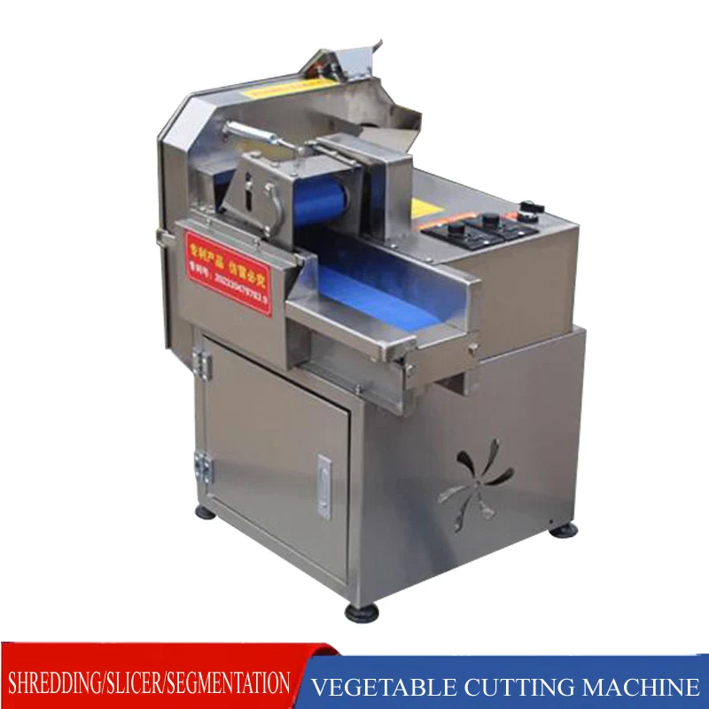 

Electric Vegetable Cutting Machine For Cabbage Chilli Potato Onion Slicer Shredding Segmentation Automatic Vegetable Cutter