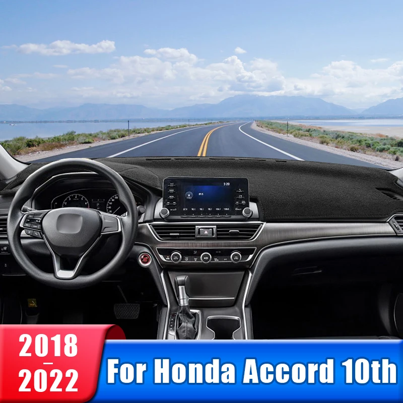 

Car Dashboard Cover For Honda Accord 10th 2018 2019 2020 2021 2022 Instrument Desk Sun Shade Mat Dash Non-slip Pad Accessories