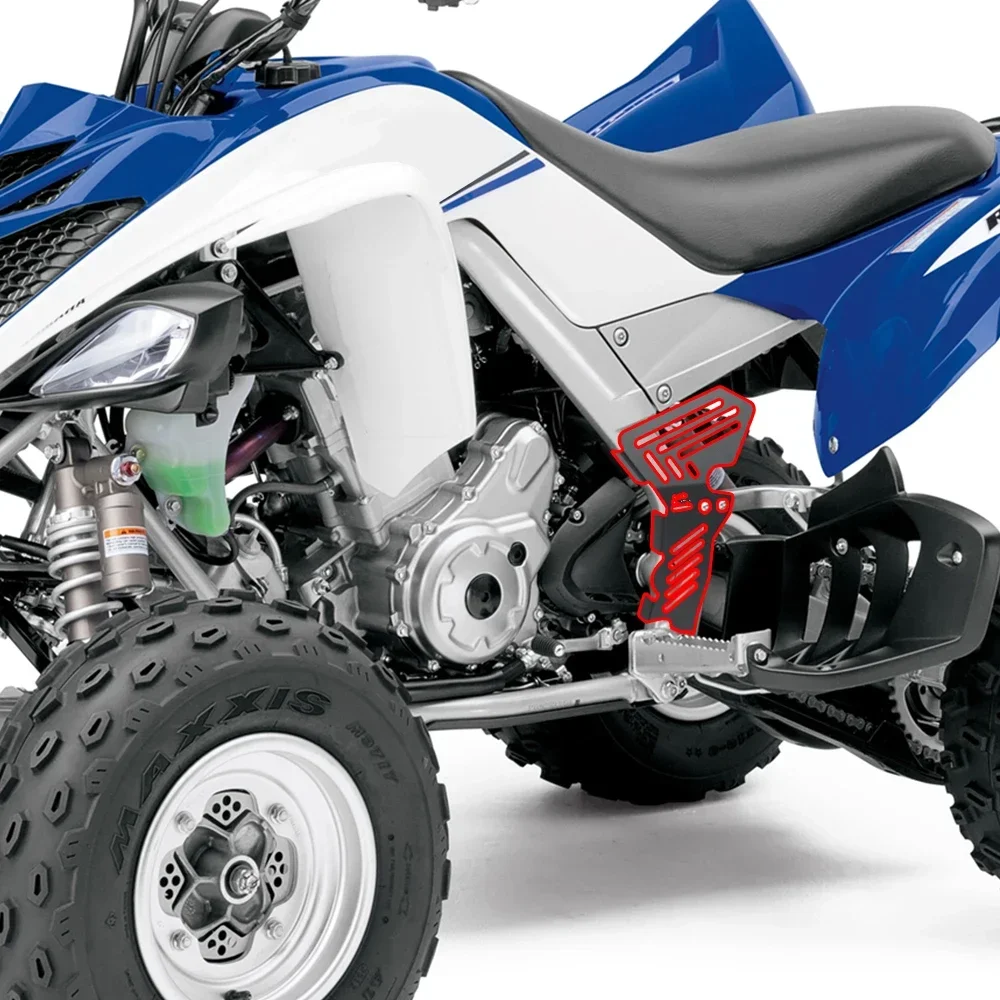غطاء حماية للإطار الأسود الحديدي ATV متوافق مع ياماها رابتور 700 2008-2025 700R 2009-2024 2025 غطاء يسار ويمين