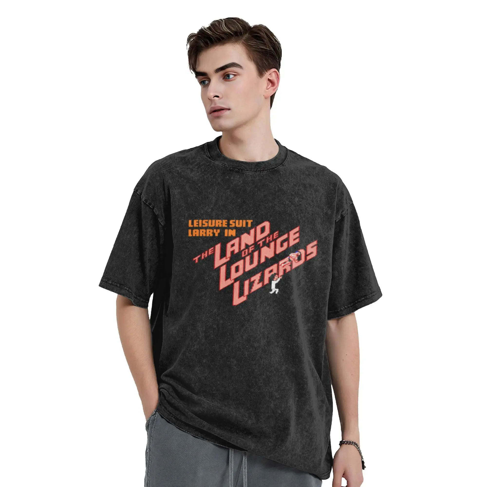 Leisure Suit Larry in the Land of the Lounge Lizards Unique Chic A Vintage Oversized Cotton Unisex T-Shirts