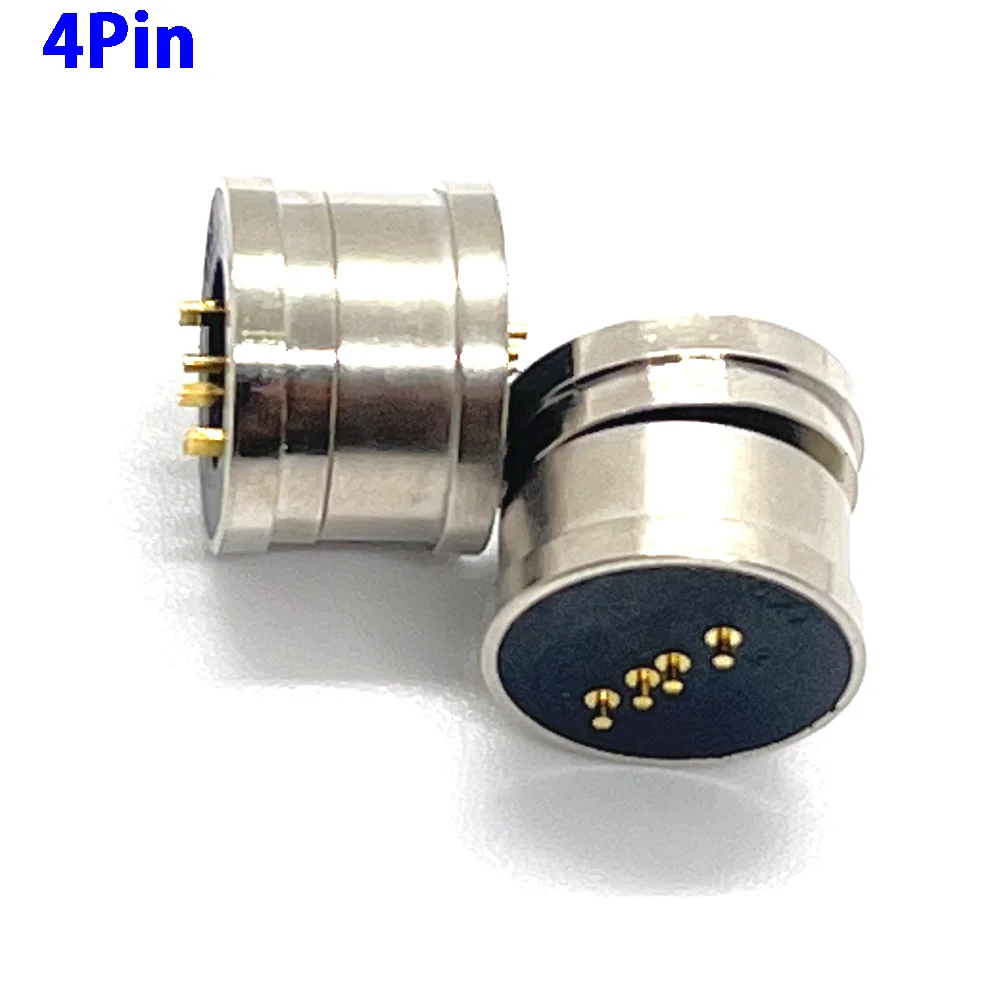 3Pin 4Pin Waterproof Magnetic Pogo Pin Connector Spring Loaded Male Female 360 ° blind suction DC Signal transmission charging