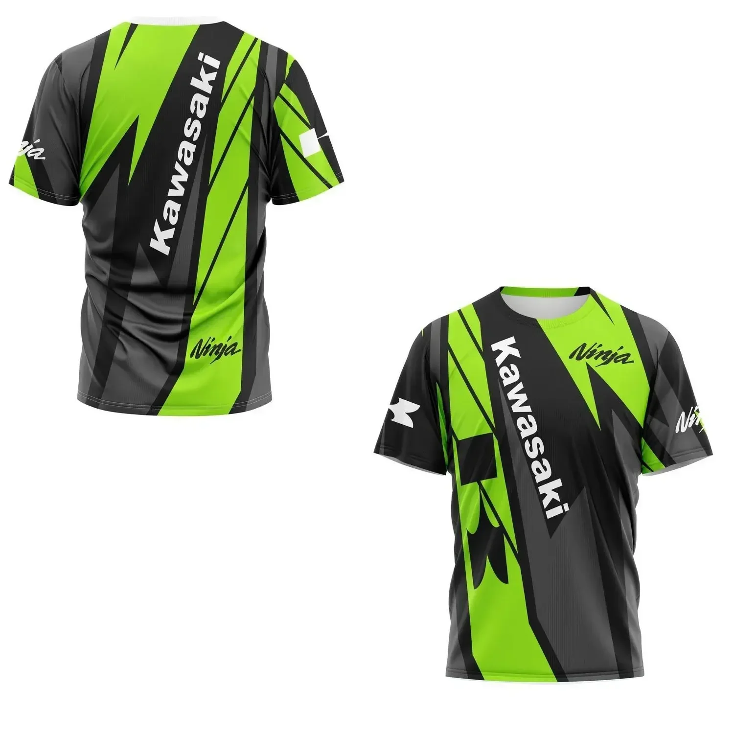 

Men's Kawasaki Motorcycle Graphic T-shirts 2025 New Summer Casual Short Sleeve Loose Comfortable High Quality Unisex Cool Tops