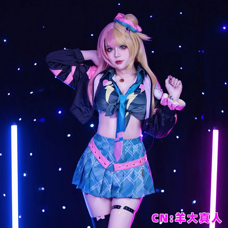 New Vtuber XSOLEIL cos Kotoka Torahime cosplay Costume Fashion coat women Japanese hot girl uniform suit G