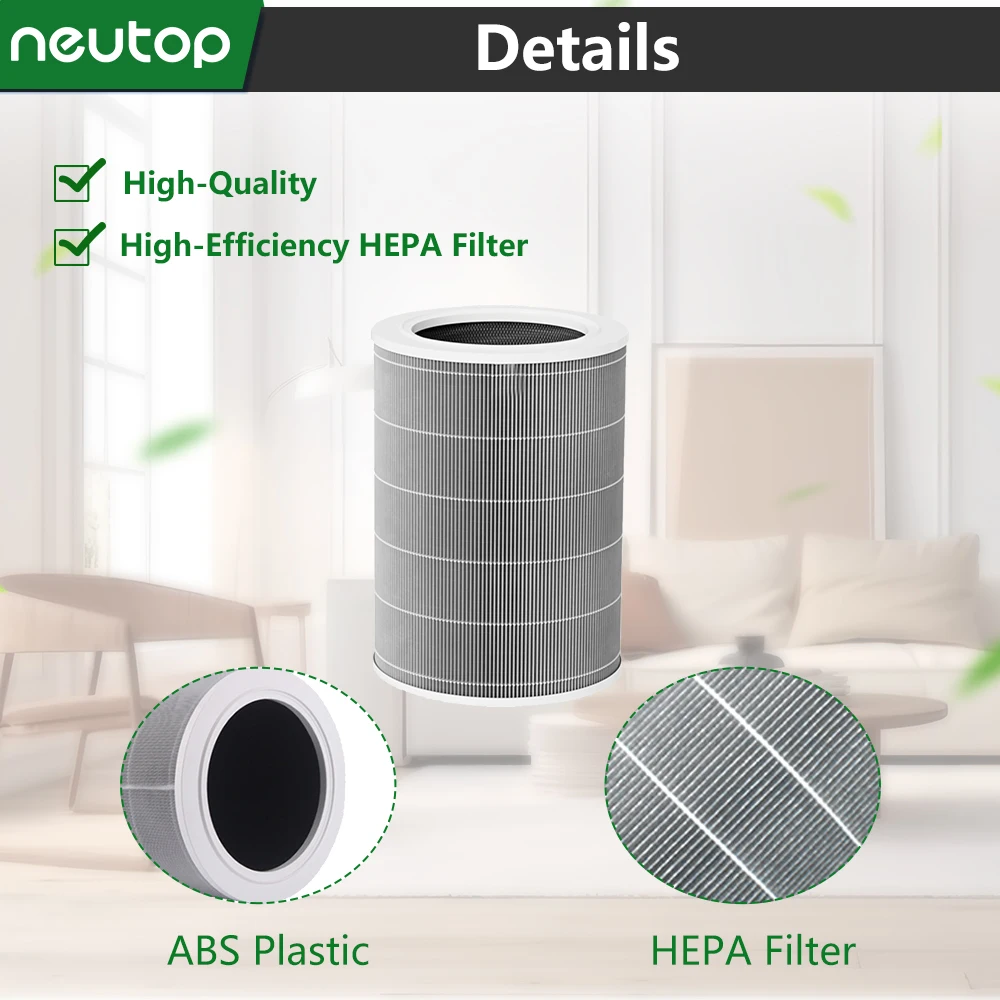 PM2.5 Air Purifier Filters Compatible with Xiaomi Mijia 4 Lite Xiaomi Activated Carbon Filter 4 Lite H13 Hepa Filter