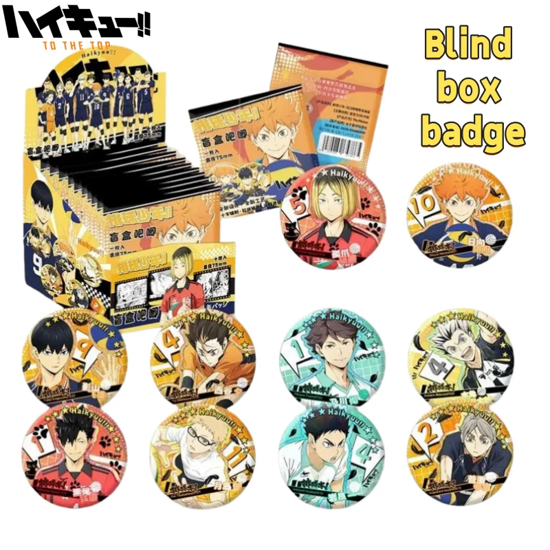 

Новый Haikyu Kozume Kenma Oikawa Tooru, креативный мультяшный слепая коробка, периферийные устройства, индивидуальный минималистичный аниме-персонаж, значок, кулон