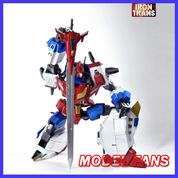 MODEL FANS IN-STOCK Irontrans IR-V01 Star Blade Star Saber Prime Leader Spaceship Transformation Toy Action Figure