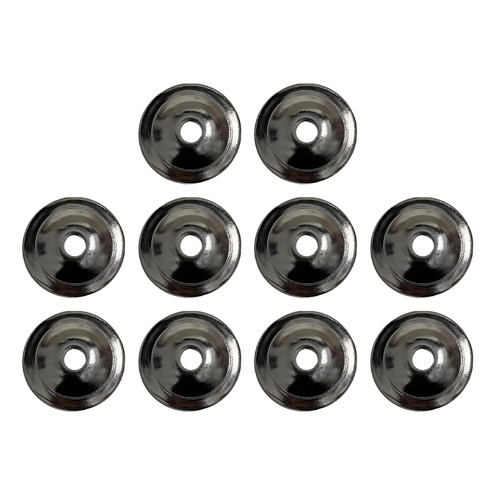 Versatile Cabinet Knob Backplates Carbon Steel Protection Gasket Pack Sophisticated Home Design Upgrade Your Cabinets