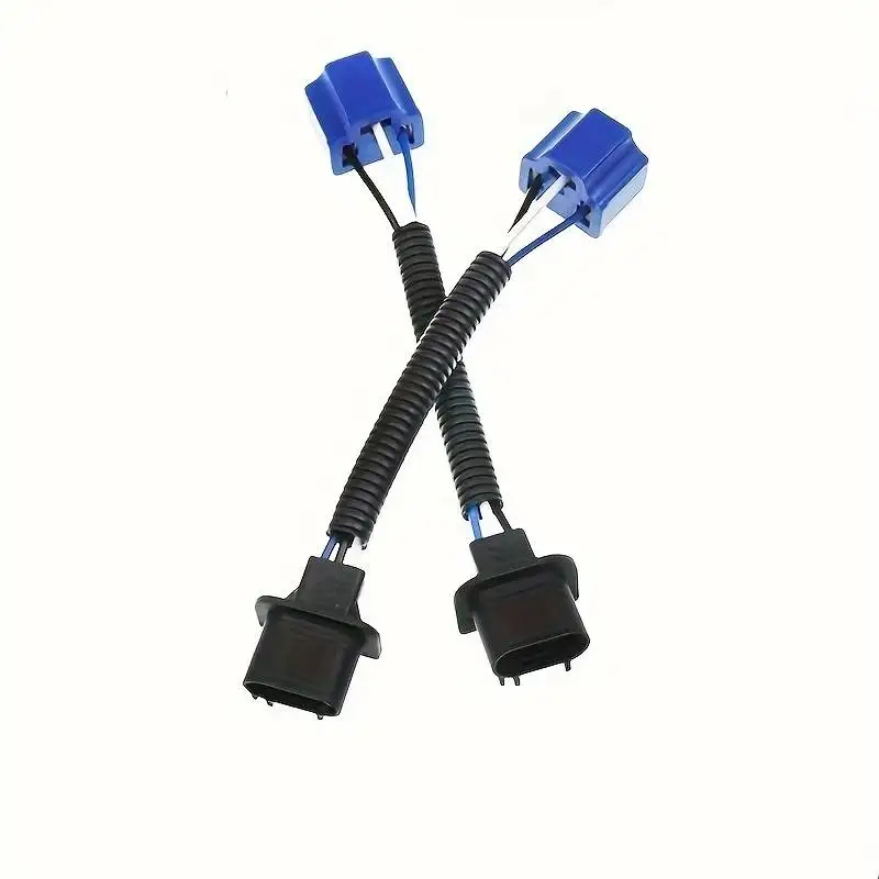 2 pezzi H4 femmina a H13 maschio adattatore di conversione cablaggio per Jeep Wrangler JK 2007-2017 spina faro