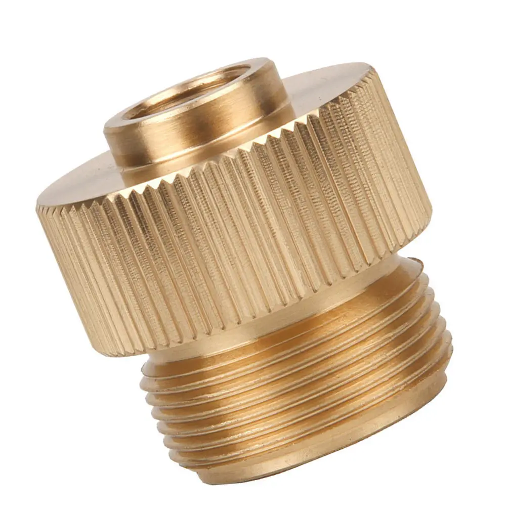 

Heavy Duty Propane Gas Tank Adapter with Automatic Shut-Off Safety Feature for Small Bottle Filling Flat Gas Tank Valve