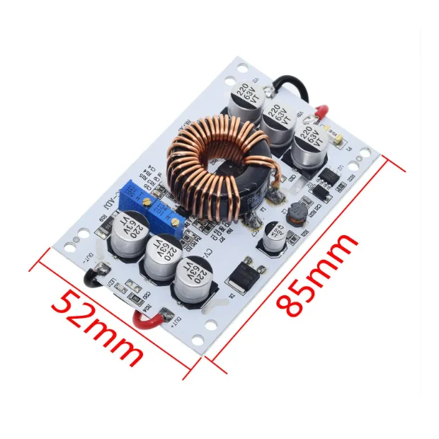 DC-DC constant voltage and constant current buck-boost adjustable voltage module 10A 600W DC 10V-60V